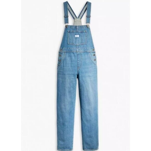 Levi's Vintage Denim Overalls Fresh Perspective - Blue Medium - Picture 4 of 5